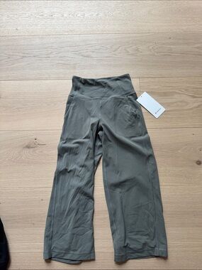 lululemon athletica Wide-Leg Leggings in Olive